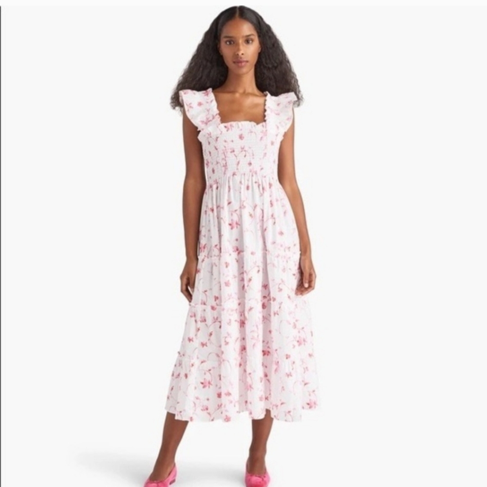 Hill House Pink Floral Dress